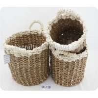 Handmade woven basket