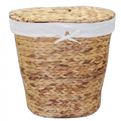 Handicrafts water hyacinth storage laundry basket