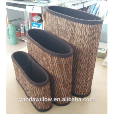 Folding Bamboo Storage Boxes Basket Storage Unit Basket For Hamper