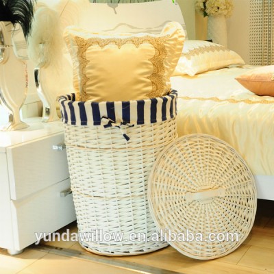 Customized Wicker Laundry Basket With Cover