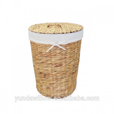 Natural Laundry Basket Weaving Laundry Hamper with Lid