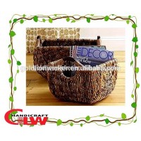 2 pieces magazine baskets, wicker baskets wholesale,cheap wicker basket