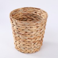 High-End Natural Storage Woven Water Hyacinth Baskets Wholesale