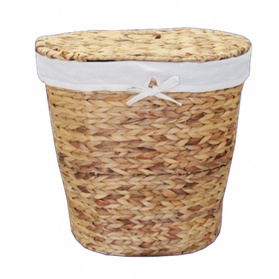 Best popular handicrafts water hyacinth storage laundry basket